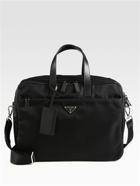 prada mens briefcase review|prada nylon bag men.